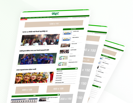 Khabar - News Portal Mockup Image